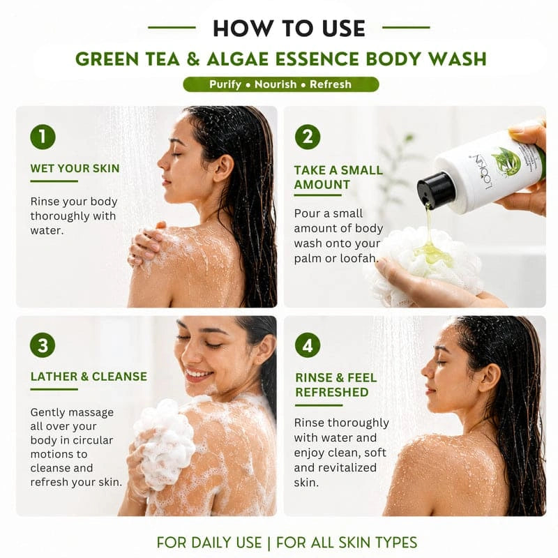 Green Tea & Algae Essence Body Wash